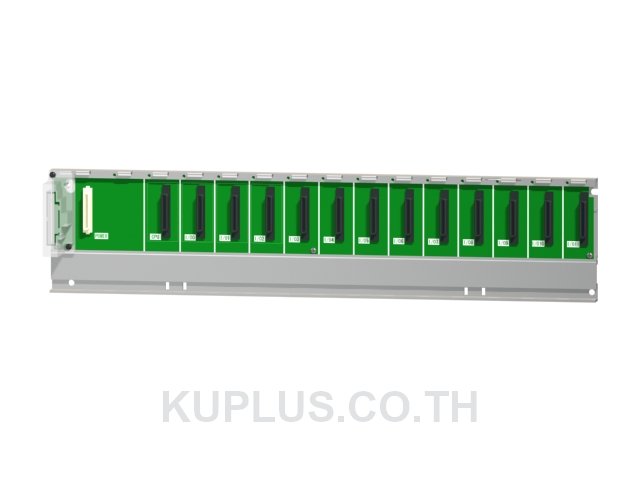 PLC Q Series 12 Slots, Base unit power supply + CPU + 12 I/O slots