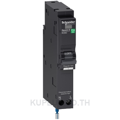 QO110C10RCBO30, QOVS RCBO 0.03A VD AC  C  10A 220/240V