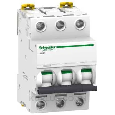 A9F79325, เซอร์กิตเบรกเกอร์ขนาดเล็ก (MCB) Schneider Electric Acti9 IC60N 3P 25A Curve C