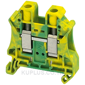 SCREW TERMINAL, PROTECTIVE EARTH, 2 POIN