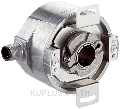 Incremental encoder, 12 mm blind hollow shaft, 10-32VDC input, HTL output, 2048 ppr, M12 connector.