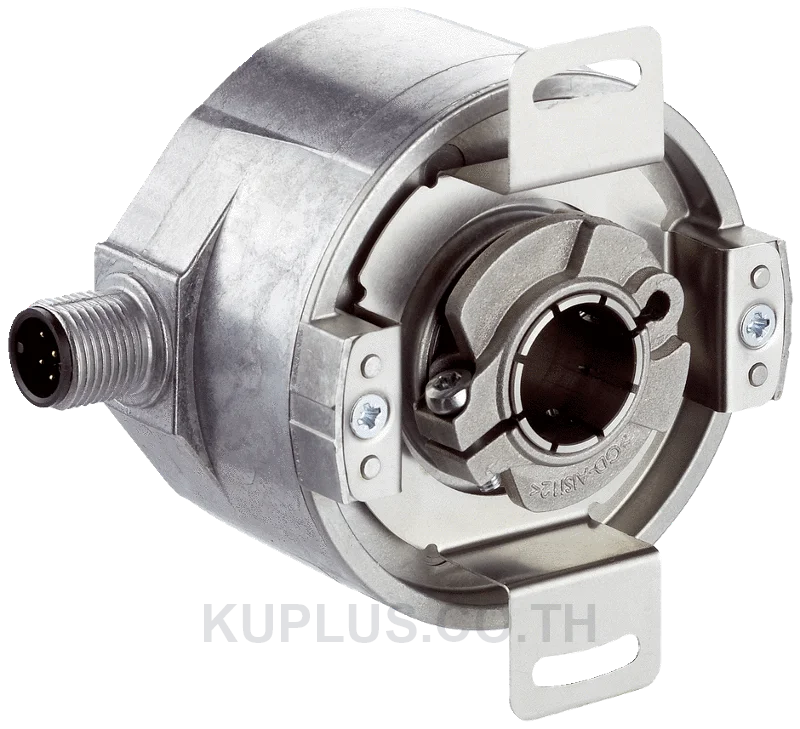 Incremental encoder, 12 mm blind hollow shaft, 10-32VDC input, HTL output, 2048 ppr, M12 connector.