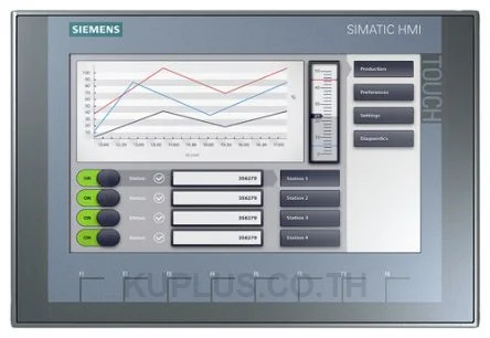 SIMATIC HMI, KTP900 Basic, Basic Panel, Key/touch operation, 9" TFT display, 65536 colors, PROFINET interface, configurable from WinCC Basic V13/ STEP 7 Basic V13