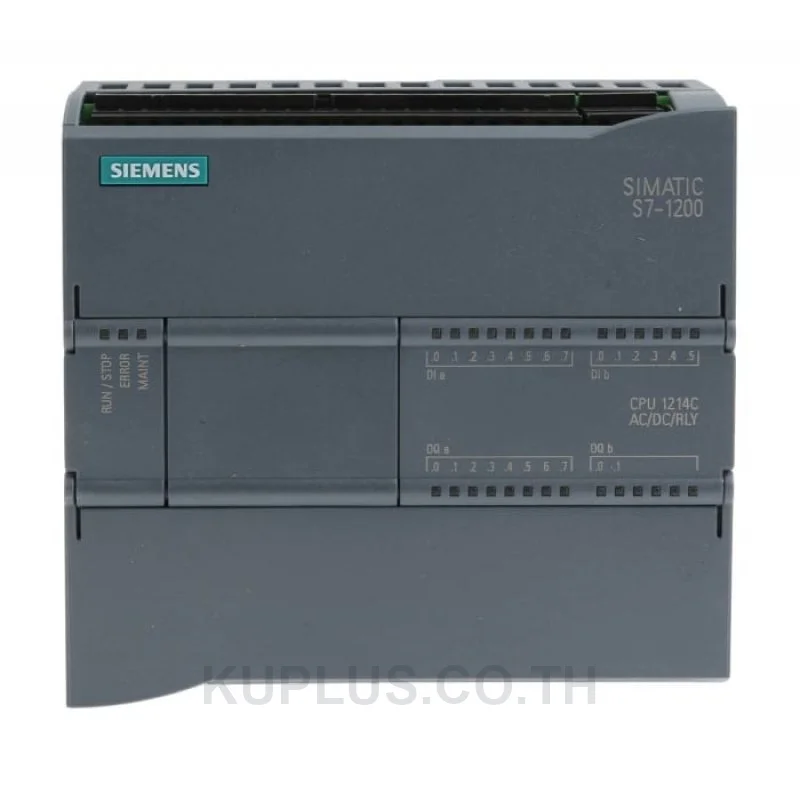 SIMATIC S7-1200F, CPU 1214 FC, compact CPU, DC/DC/relay, onboard I/O: 14 DI 24 V DC; 10 DO relay 2 A; 2 AI 0-10 V DC, Power supply: DC 20.4-28.8V DC, Program/data memory 125 KB
