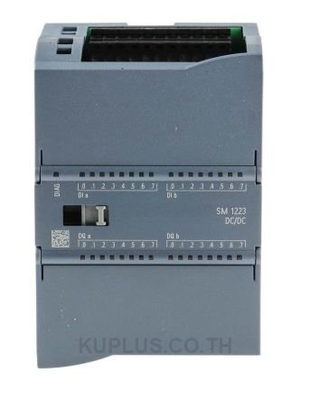 SIMATIC S7-1200, Digital I/O SM 1223, 16 DI/16 DO, 16 DI 24 V DC, Sink/Source, 16 DO, transistor 0.5 A
