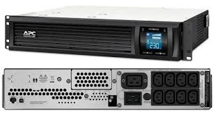 SMC3000RMI2U, เครื่องสำรองไฟ UPS APC Smart-UPS C 3000 VA/2100 W Line-Interactive แบบติดตั้งแร็ค 2U เอาต์พุต 230 V AC 1PH