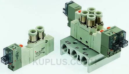 SMC 5/3 Pneumatic Control Valve Pilot/Pilot SY3000 Series