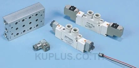 SMC 5/3 Pneumatic Control Valve Pilot/Pilot SY5000 Series