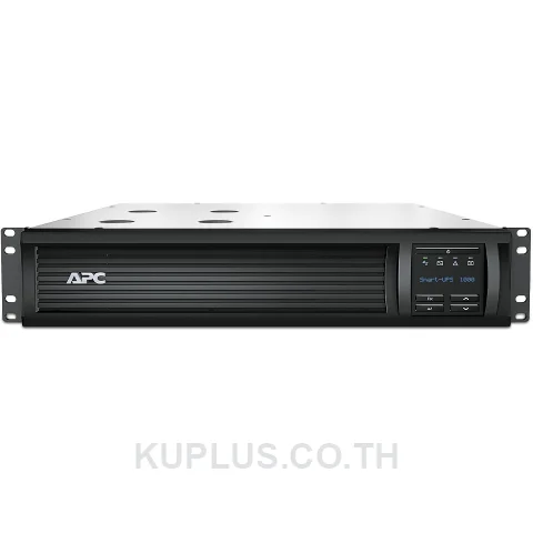 SMT1000RMI2U, เครื่องสำรองไฟ UPS APC Smart-UPS (จอ LCD) 1000 VA/700 W Line-Interactive แบบติดตั้งแร็ค 2U เอาต์พุต 230 V AC 1PH
