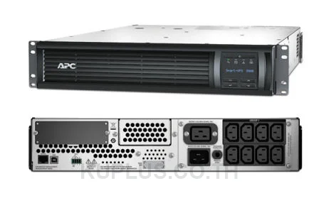 SMT3000RMI2U, เครื่องสำรองไฟ UPS APC Smart-UPS (จอ LCD) 3000 VA/2700 W Line-Interactive แบบติดตั้งแร็ค 2U เอาต์พุต 230 V AC 1PH