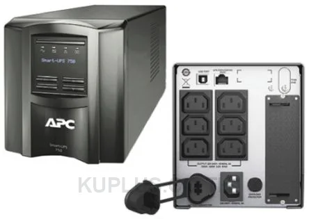 SMT750I, เครื่องสำรองไฟ UPS APC Smart-UPS (จอ LCD) 750 VA/500 W Line-Interactive แบบตั้งพื้น (Tower) เอาต์พุต 230 V AC 1PH