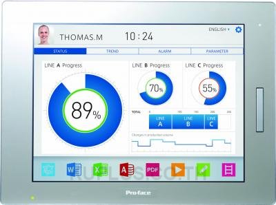 12" Resistive Film  analog, multi-touch