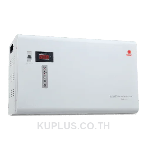 ตู้ควบคุมระบบแบตเตอรี่ส่วนกลาง Sunny CCU12-250 แบตเตอรี่ 12 V 26 Ah x 2 สำรองไฟ 2 ชั่วโมง