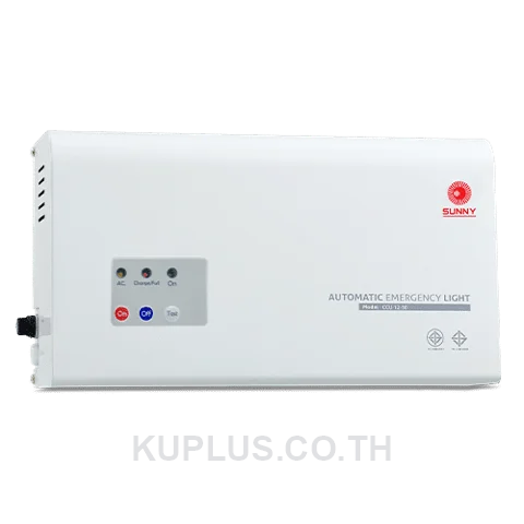 ตู้ควบคุมสำหรับระบบไฟฉุกเฉิน Unit Cap 12V-7AH 2 hrs Backup