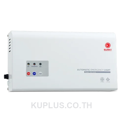 ตู้ควบคุมสำหรับระบบไฟฉุกเฉิน Unit Cap 12V-7AH 2 hrs Backup