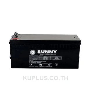 แบตเตอรี่แห้ง Sunny รุ่น SN 200 - 12, ขนาด 12V-200AH.