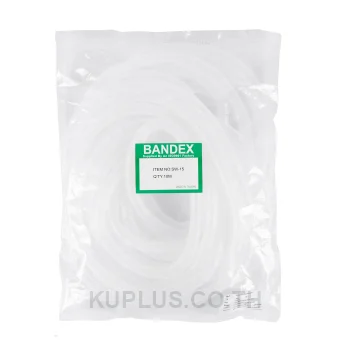 สายพันสายไฟแบบเกลียว (Spiral Wrapping) BANDEX SW-24 ขนาด 24 มม. สีขาวใส