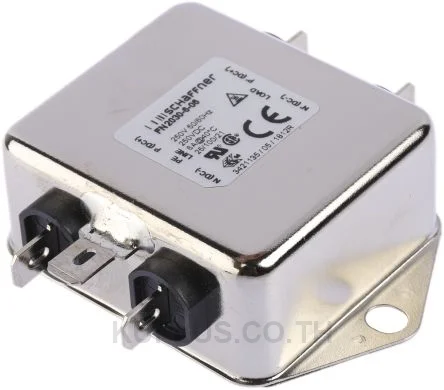 Schaffner FN2030 Series 6A 250 V ac 400Hz Chassis Mount RFI Filter, with Tab Terminals