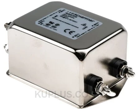 Schaffner FN2030 Series 30A 250 V ac 400Hz Chassis Mount RFI Filter, with Screw Terminals