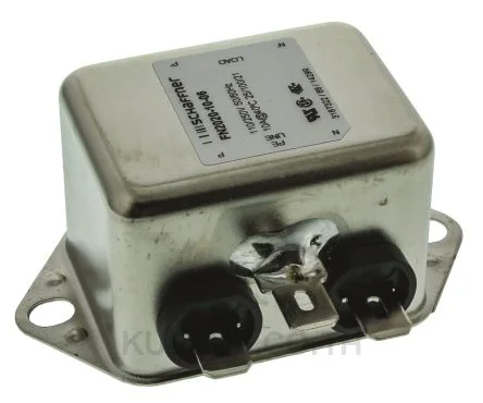 Schaffner FN2020 Series 10A 250 V ac 400Hz Chassis Mount RFI Filter, with Tab Terminals