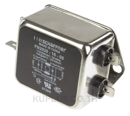 Schaffner FN2020 Series 16A 250 V ac 400Hz Chassis Mount RFI Filter, with Tab Terminals