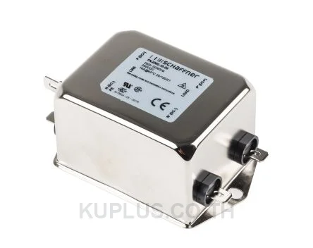 Schaffner FN2060 Series 16A 250 V ac 0 - 400Hz Chassis Mount RFI Filter, with Tab Terminals, Single Phase