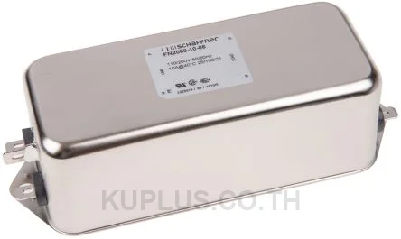 Schaffner FN2080 Series 10A 250 V ac 400Hz Chassis Mount RFI Filter, with Tab Terminals