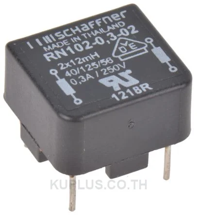 Schaffner 12 mH -30 - +50% Current Compensated Choke, 300mA Idc, 1.275Ω Rdc RN