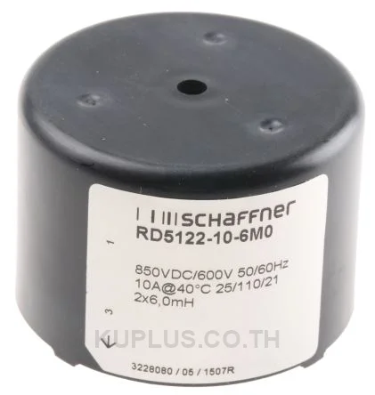Schaffner 6 mH -30 - +50% Current Compensated Choke, 10A Idc, 24.25mΩ Rdc RD