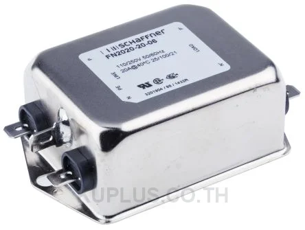 Schaffner FN2020 Series 20A 250 V ac 400Hz Chassis Mount RFI Filter, with Tab Terminals