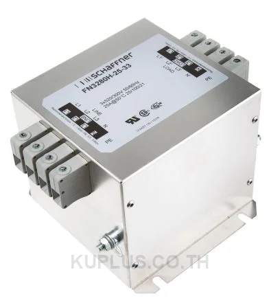 Schaffner FN 3280 Series 25A 520 V ac 60Hz Flange Mount RFI Filter, with Screw Terminals