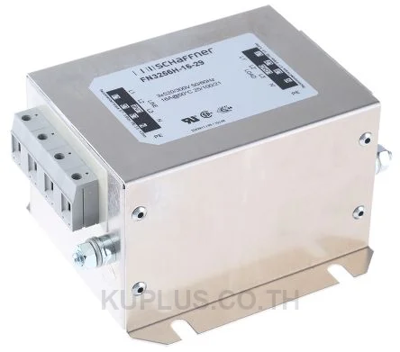 Schaffner FN3256 Series 16A 480 V ac 60Hz Chassis Mount EMI Filter, with Wire Lead Terminals