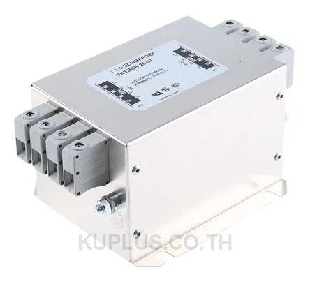 Schaffner FN3256 Series 25A 480 V ac 60Hz Chassis Mount EMI Filter, with Wire Lead Terminals