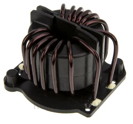 Schaffner 640 μH -30 - +50% Leaded Inductor, Max SRF:400Hz, 25A Idc, 2.7mΩ Rdc RB