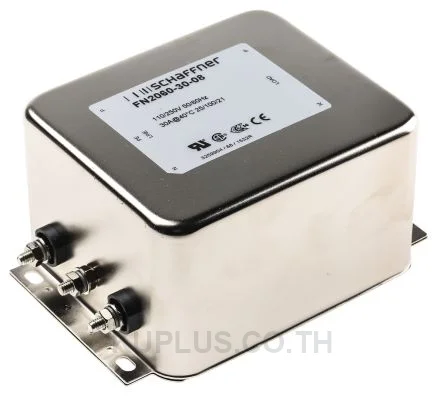 Schaffner FN2060 Series 30A 250 V ac 400Hz Chassis Mount EMI Filter, with Stud Terminals, Single Phase