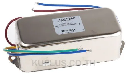Schaffner FN2070 Series 10A 250 V ac 400Hz Chassis Mount EMI Filter, with Wire Lead Terminals