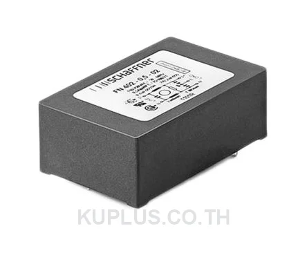 Schaffner FN402 Series 500mA 250 V ac 60Hz Through Hole RFI Filter, with Pin Terminals