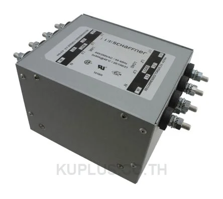 Schaffner FN 356 Series 50A 440 V ac 60Hz Flange Mount RFI Filter, with Tab Terminals