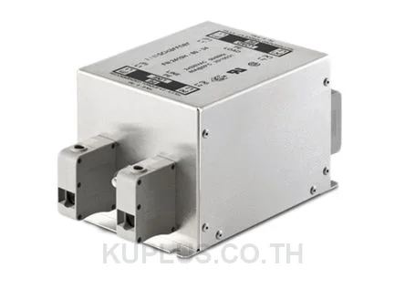 Schaffner FN2410 Series 25A 250 V ac 400Hz Chassis Mount RFI Filter, with Screw Terminals, Single Phase
