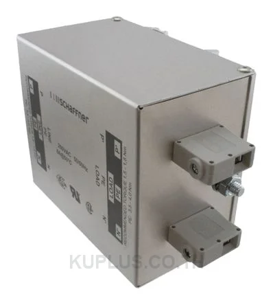 Schaffner FN2410H Series 16A 520 V ac 400Hz DIN Rail RFI Filter, with Screw Terminals 2 Phase