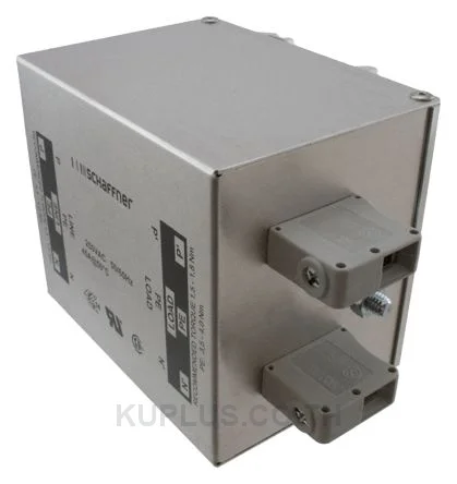 Schaffner FN2412H Series 16A 520 V ac 400Hz DIN Rail RFI Filter, with Screw Terminals 2 Phase