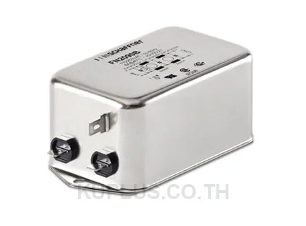 Schaffner FN2090 Series 30A 250 V ac 0 - 400Hz Chassis Mount RFI Filter, with Tab Terminals