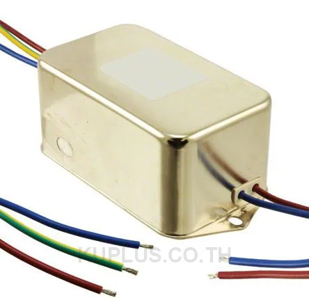 Schaffner FN2070 Series 6A 250 V ac 400Hz Chassis Mount EMI Filter, with Wire Lead Terminals