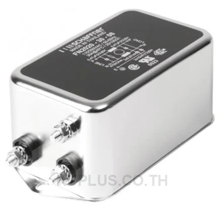Schaffner FN2020 Series 30A 250 V ac 0 - 400Hz Chassis Mount RFI Filter, with Stud Terminals, Single Phase