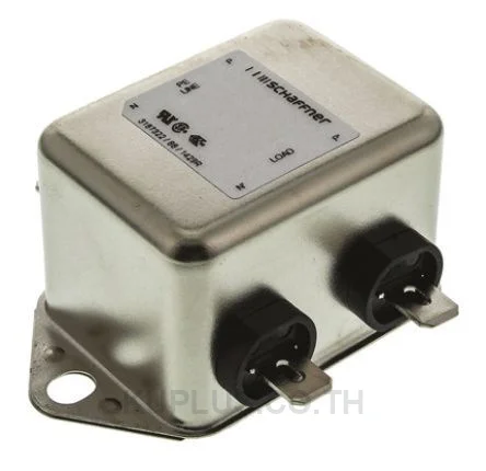 Schaffner FN2020B Series 10A 250 V ac 0 - 400Hz Chassis Mount RFI Filter, with Tab Terminals, Single Phase