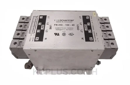 Schaffner FN256 Series 160A 3 x 480 V ac 0 - 60Hz Chassis Mount RFI Filter, with Terminal Block Terminals 3 Phase