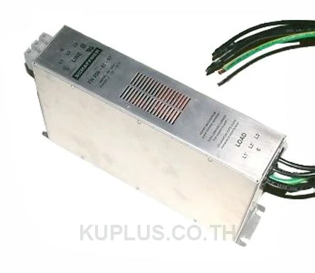 Schaffner FN258 Series 42A 3 x 480/277 V ac 0 - 60Hz Chassis Mount RFI Filter, with Wire Lead Terminals 3 Phase