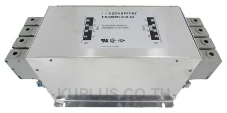 Schaffner FN 3280 Series 200A 3 x 520/300 V ac 0 - 60Hz Chassis Mount EMI Filter, with Terminal Block Terminals