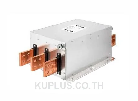 Schaffner FN3359 Series 1kA 3 x 520/300 V ac 0 - 60Hz Chassis Mount RFI Filter, with Tab Terminals 3 Phase