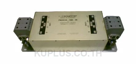 Schaffner FN351 Series 180A 3 x 520/300 V ac 0 - 60Hz Chassis Mount RFI Filter, with Terminal Block Terminals